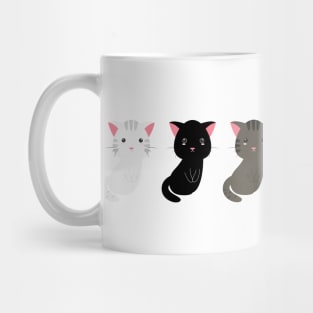 Cat Pack Cute Mini Kittens Mug